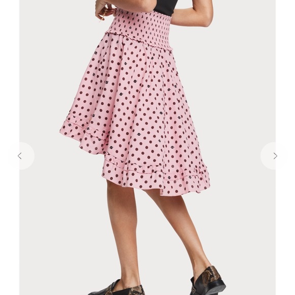 Scotch & Soda Polka Dot High Low Skirt. NWT!!! - Picture 3 of 10